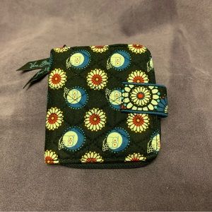 Vera Bradley Night Owl Small Snap Wallet